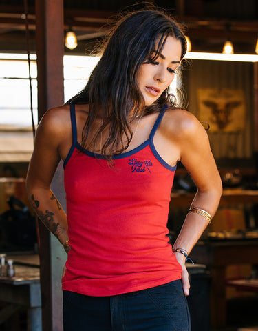 Stay Fast Embroidery Tank